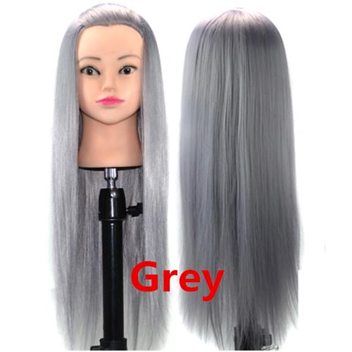 Female Head Model Stand Mannequin Manikin Hair Glasses Hat Display Hold Sky Blue
