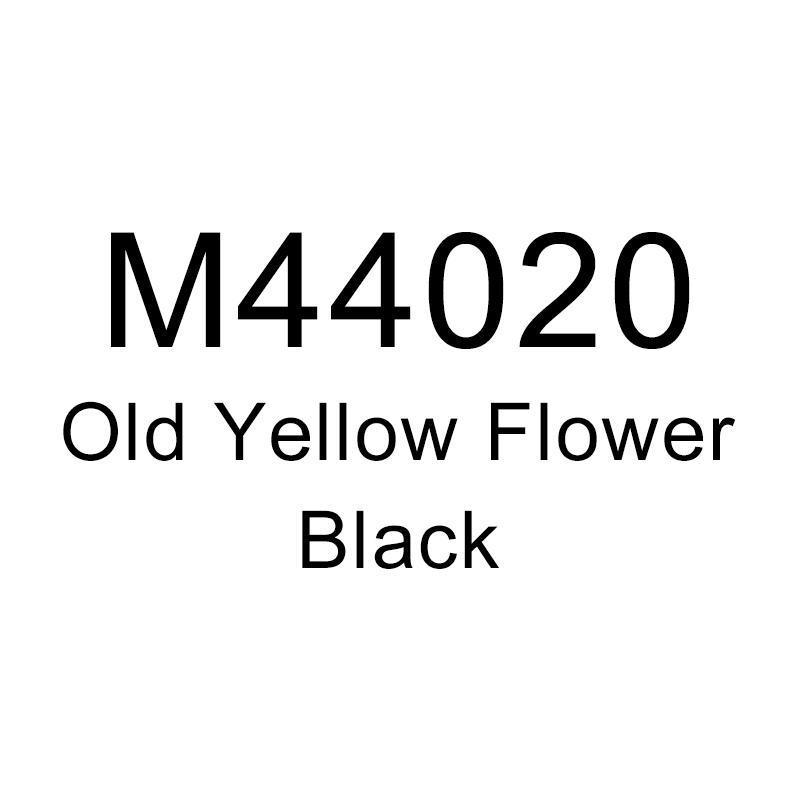 Gammal gul blomma-svart
