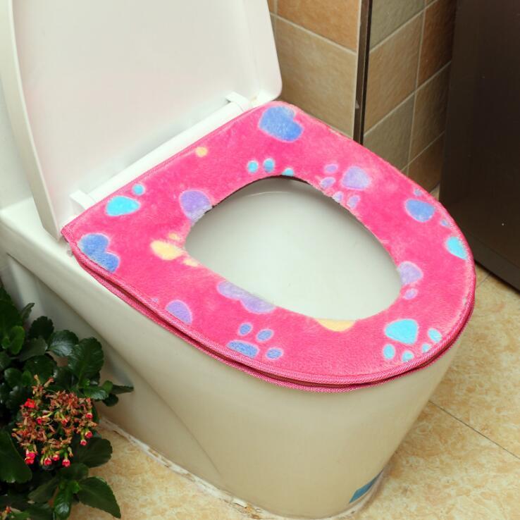 2021 Toilet Seat Cover Winter Bathroom Products Warmer Thick Soft
