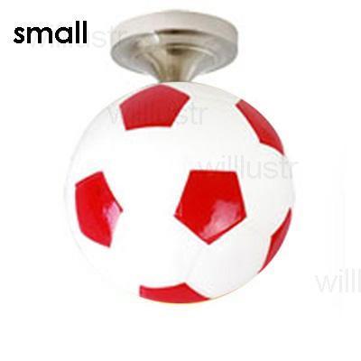 red small ceiling light