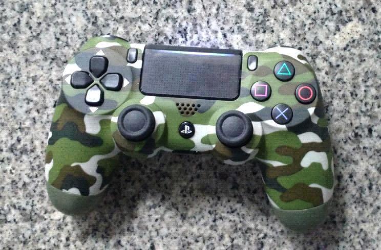 Camouflage green with logo
