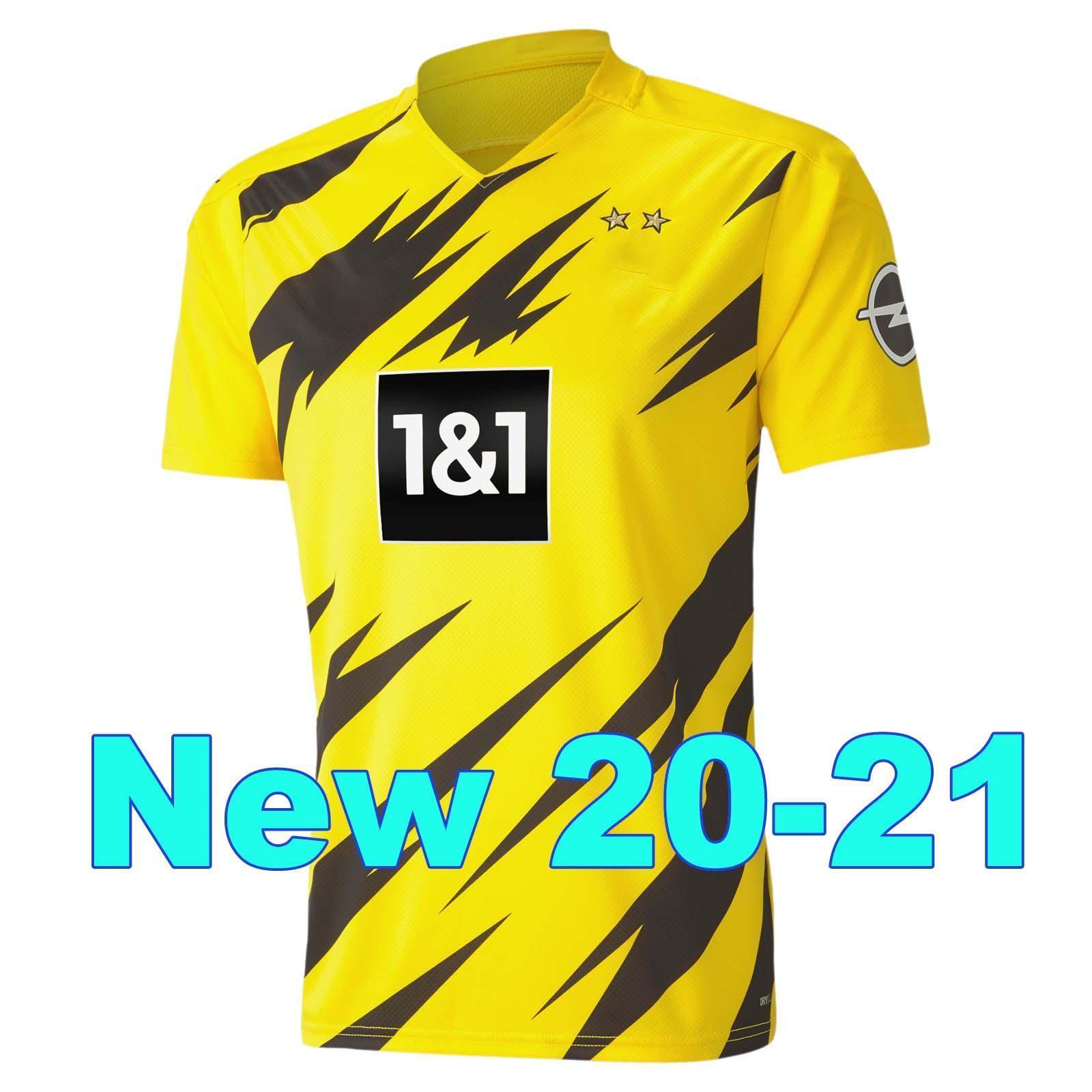 Haaland Jersey No - 2020/21 Erling Braut Haaland Borussia Dortmund Home
