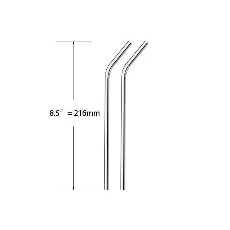 bend straws 8.5 inch