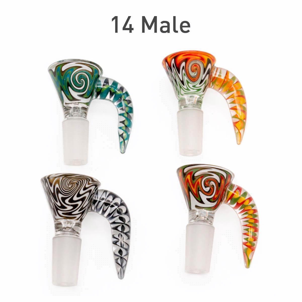 style F 14mm male random color