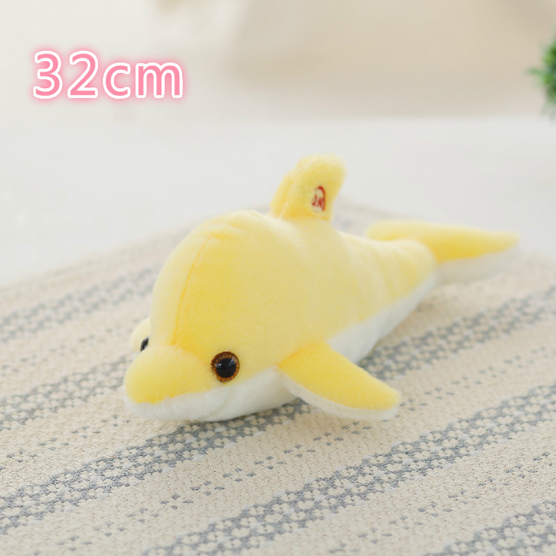 32cm Yellow Dolphins