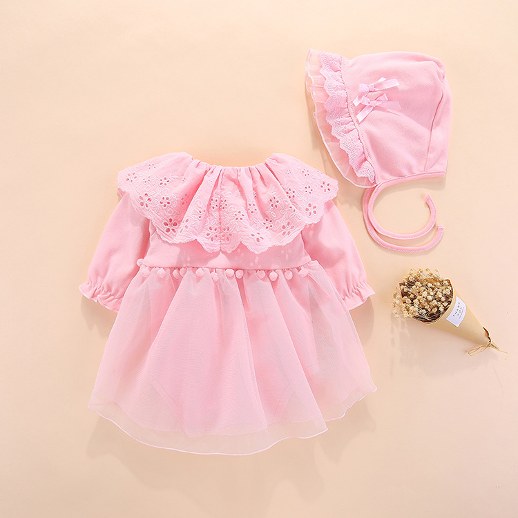 2019 niña recién nacida ropa vestidos de bautismo primavera Traje de bautizo 0 3 meses vestidos 2019 niña recién nacida ropa vestidos de bautismo primavera Traje de bautizo 0 3 meses vestidos