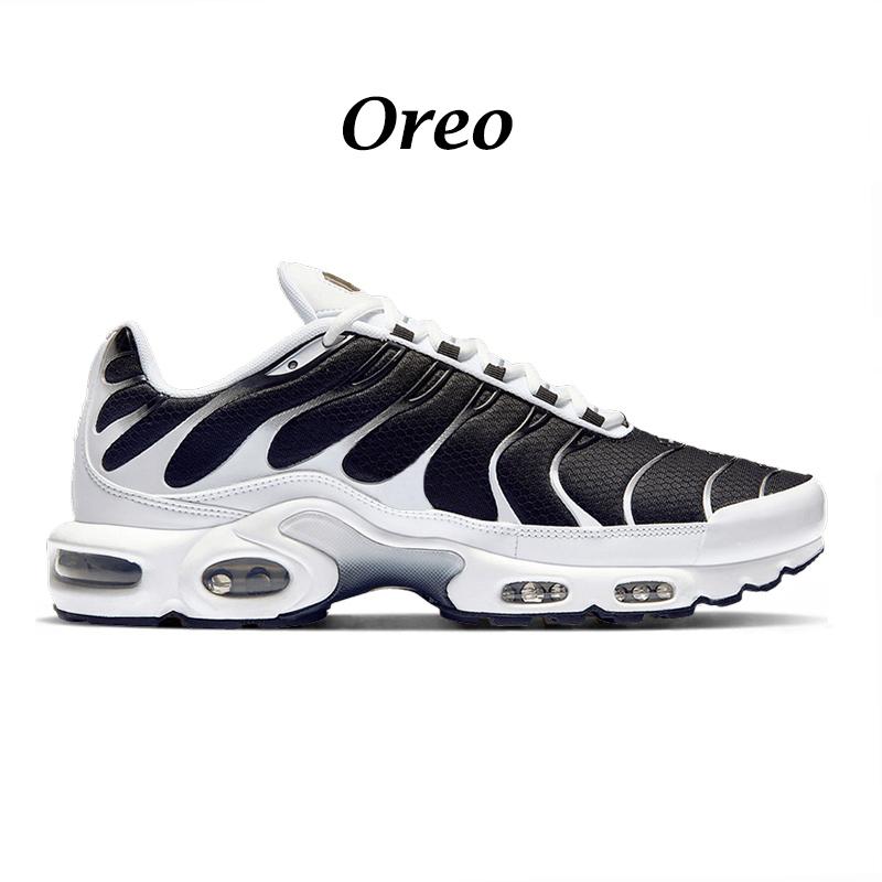 2020 2020 TN Plus Mens Women Running Shoes Trainers Triple Black White Hyper Blue Oreo Crater 