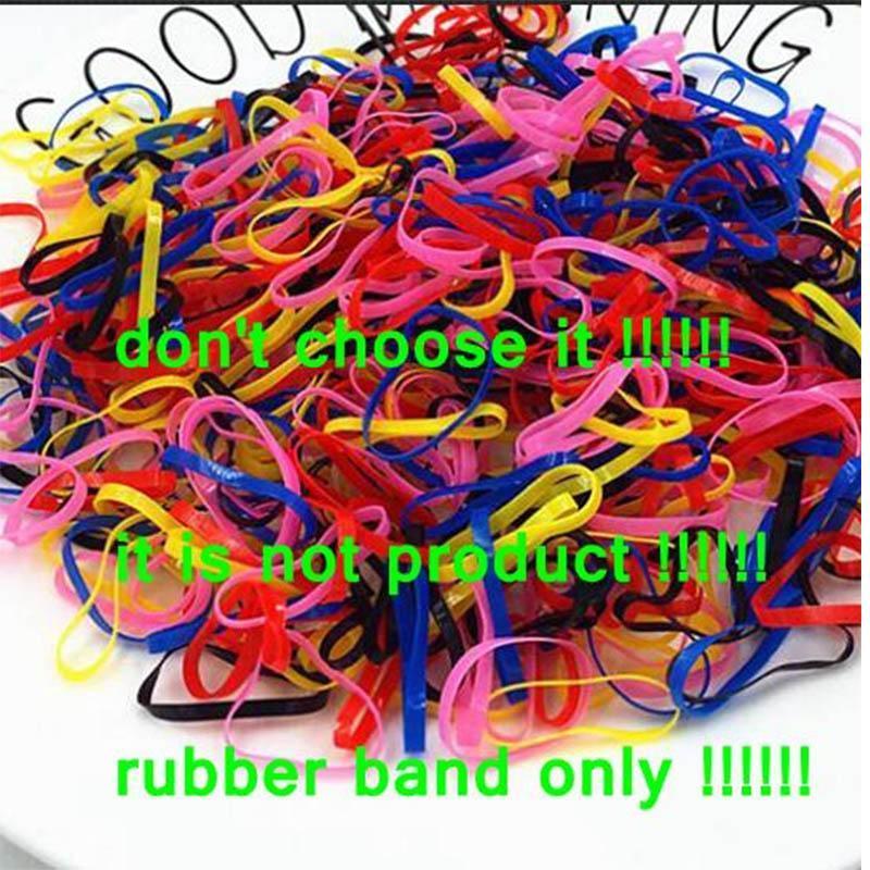 Rubber band (not lipstick clip)