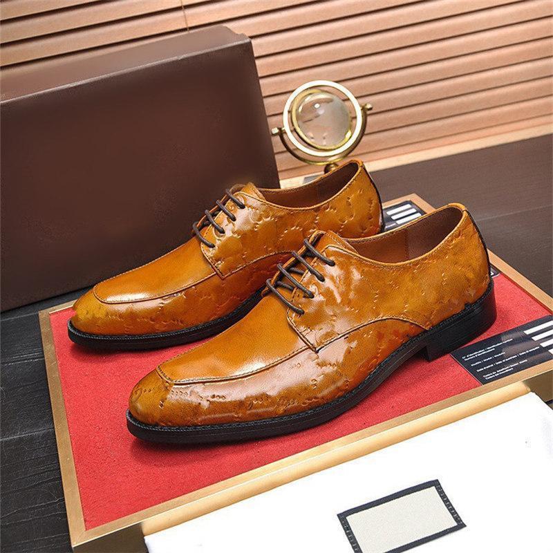 2021 SP Italiaanse Luxe Heren Oxford Schoen Lederen Zomer Schoenen Voor  Mannen Om Partij Kantoor Formele Bruiloft Merk Jurk Schoenen Te Dragen 33  Van Sports_runingshoe, 75,78 € |DHgate