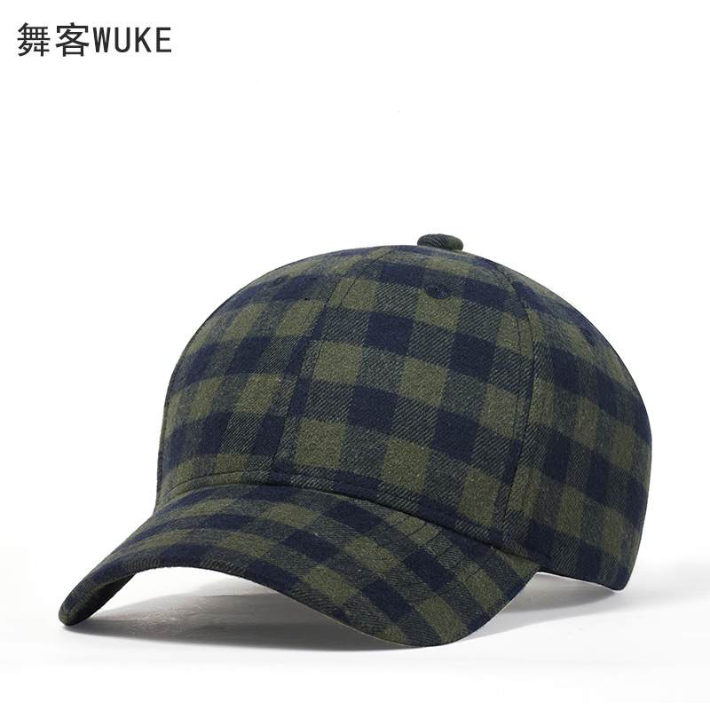 Plaid blu navy verde oliva k336