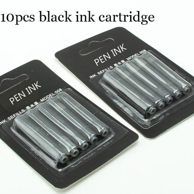 10pcs encre noire sac