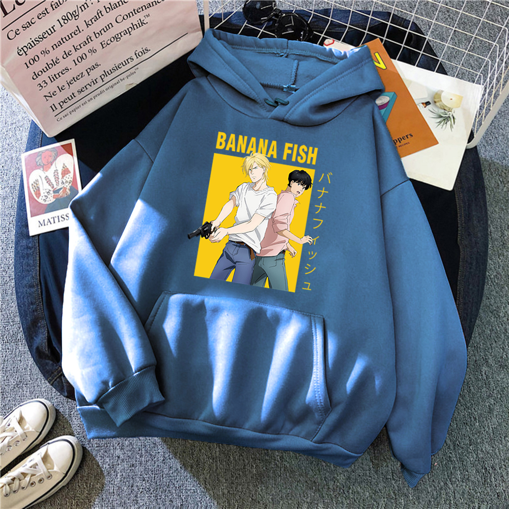 Vestuario y Calzado Sudadera Con Capucha Banana Fish Hombre Cuello Capucha  Overs kanai.vn
