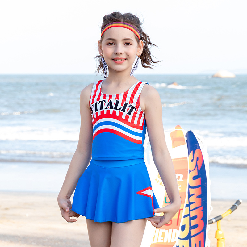 Compra Niñas Traje De Baño Adolescente Niña Ropa Ropa Niño Natación Traje  Dos Piezas Sueño Trajes Adolescentes Verano Playa Ropa Niños 6 13 Años  Barato | Entrega Rápida Y Calidad | Es.Dhgate
