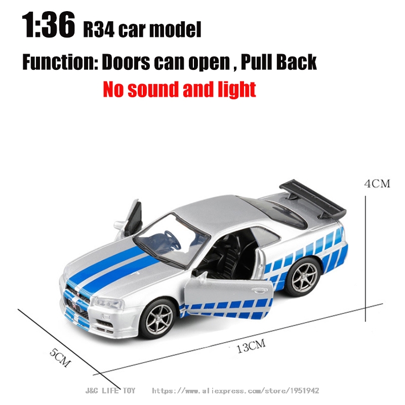 Compre 132 Nissan Skyline Ares Gtr R34 Diecasts Vehiculos De Juguete Metal Toy Modelo Modelo Modelo Alto Simulacion De La Simulacion Put Sigulacion De Los Jugados De Ninos A 18 84 Del