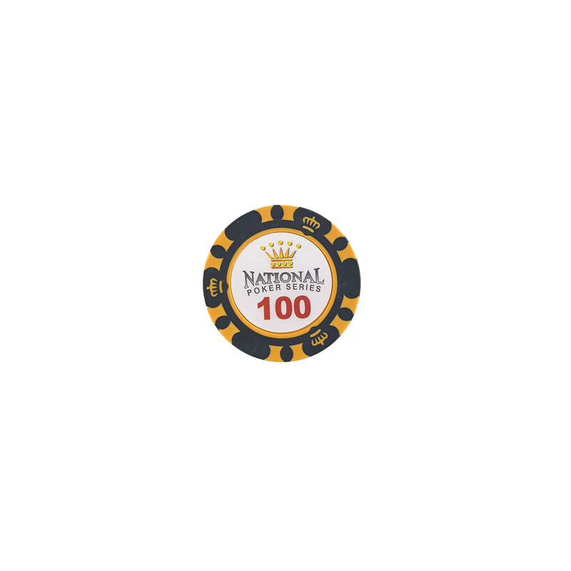 100 face-value chips