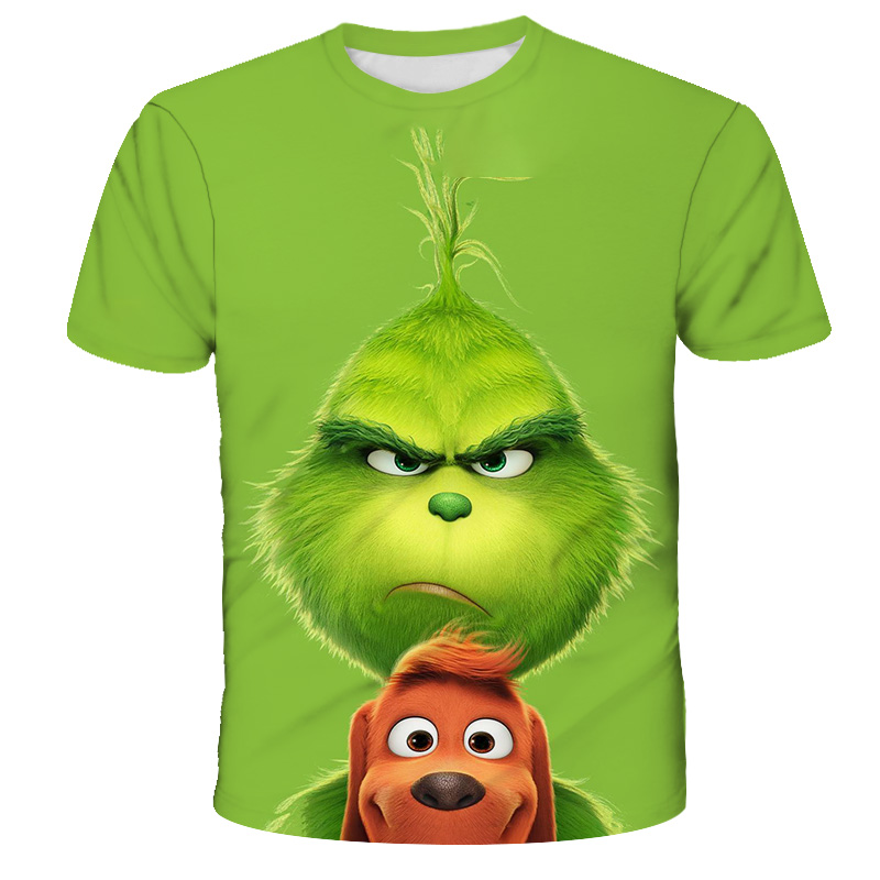 Acquistare 3D Stampato T Shirt Movie Green Grinch T Shirt Top Fashion Top  Carino Animal Design Boy Girl Costume T Shirt Economico | Consegna Veloce E  Qualità | It.Dhgate