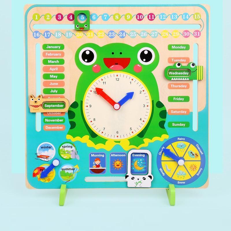 Frog Clock Toy