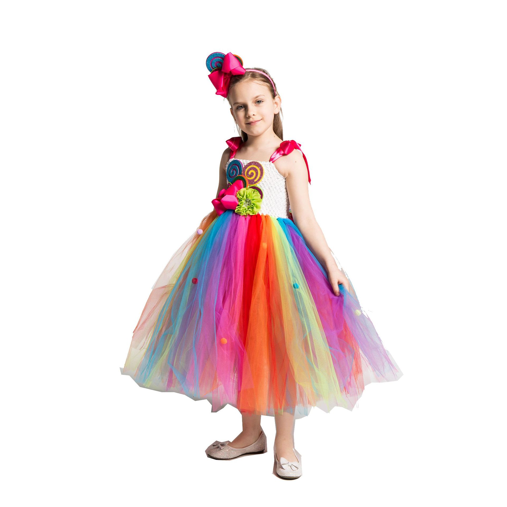 Candy Land Lollipop Themed Baby Girls Cumpleaños vestido de cumpleaños Outfit Niños Vestido de verano Vestido Ropa Ropa para niños Set Candy Land Lollipop Themed Baby Girls Cumpleaños vestido de cumpleaños Outfit Niños Vestido de verano Vestido Ropa Ropa para niños Set