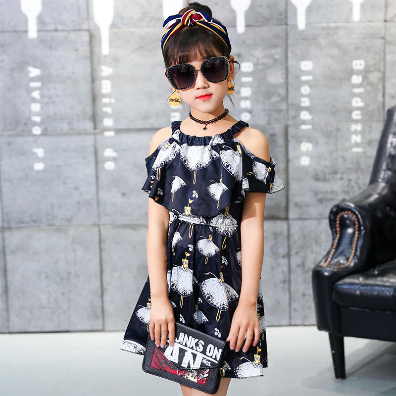 Girls Dress Bohemia Style Dresses Girls Sleeveless Floral Dress For Ad –  Triple AAA Fashion Collection