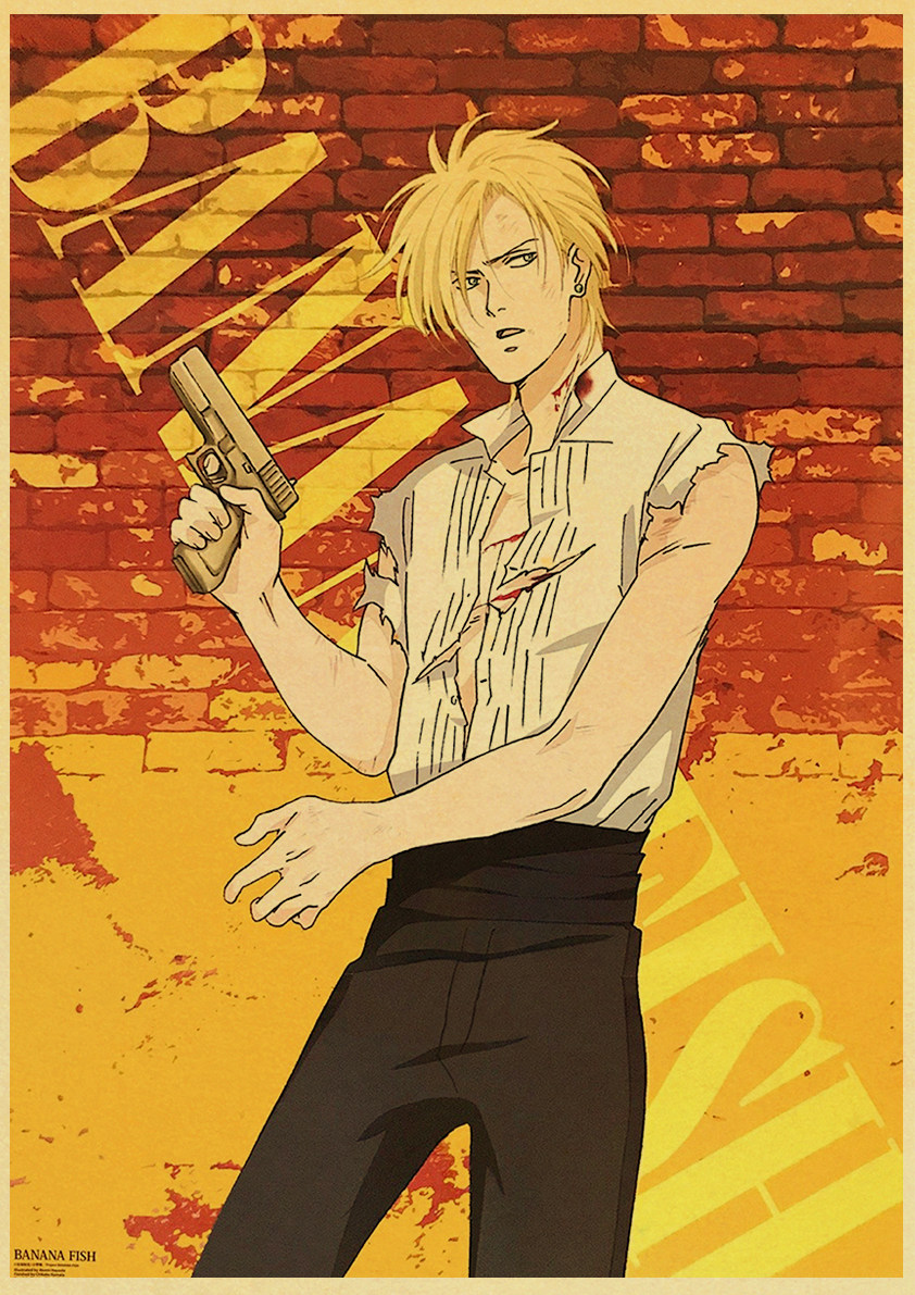 Japanese Anime Banana Fish Retro Posters Art Movie