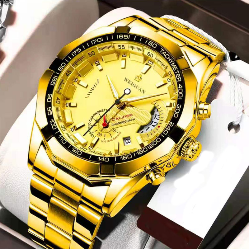 Koop Heren Niet Mechanisch Horloge Waterdichte Kalender Lichtgevende Stalen  Band Heren Horloge Multifunctionele Quartz Horloge Student Goedkoop |  Snelle Levering En Kwaliteit | Nl.Dhgate