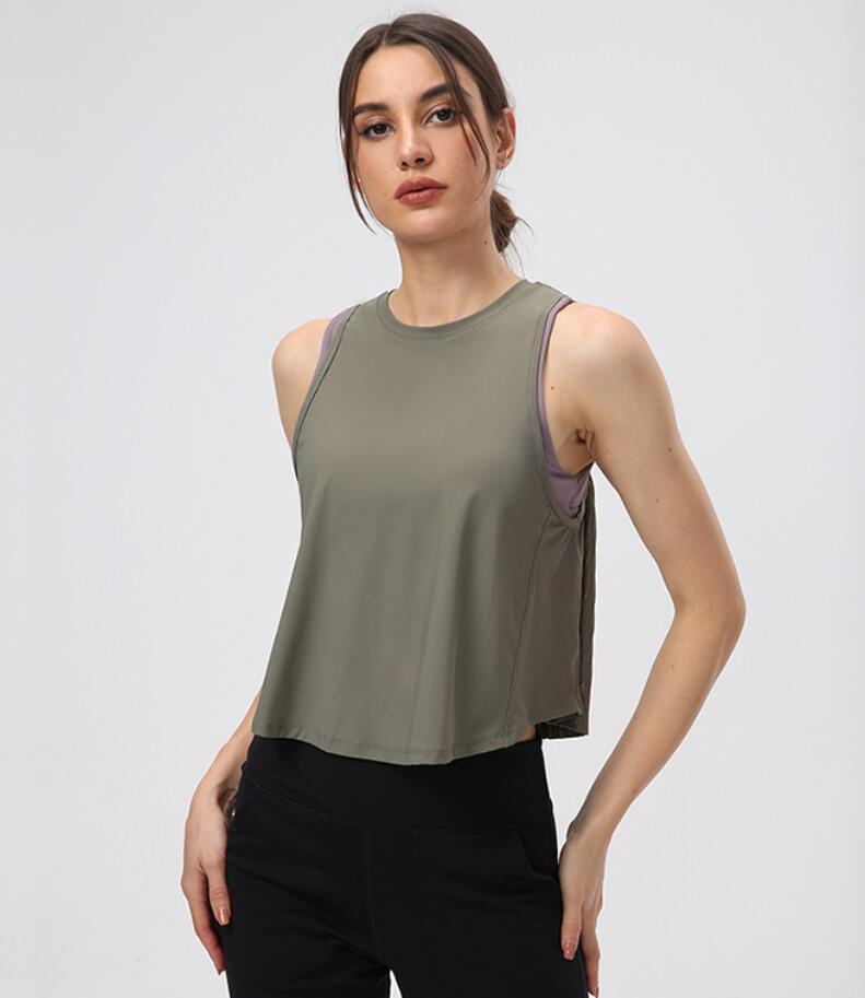Camiseta Bonita Chaleco De Mujer De Gran Tamaño Con Hombros Camiseta Bonita Chaleco De Mujer De Gran Tamaño Con Hombros