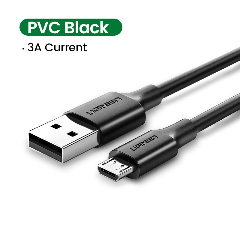 Micro USB PVC zwart