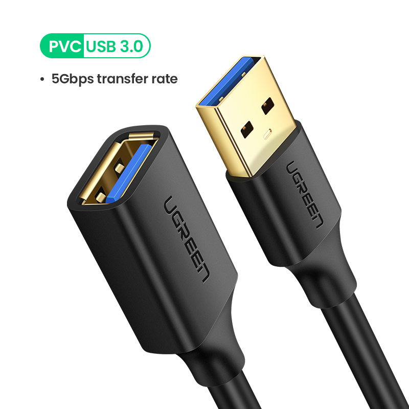 USB 3.0 - ПВХ черный 0,5 м