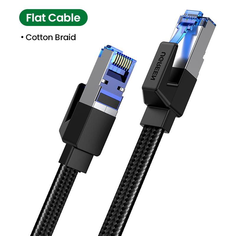 Cotton Flat Cable 0.5m