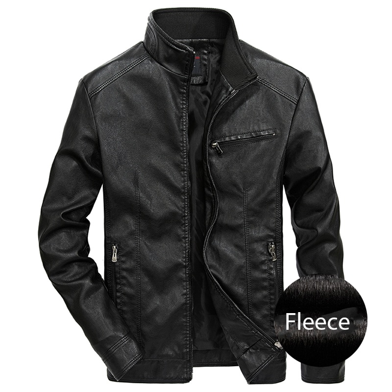 Zwarte fleece jack