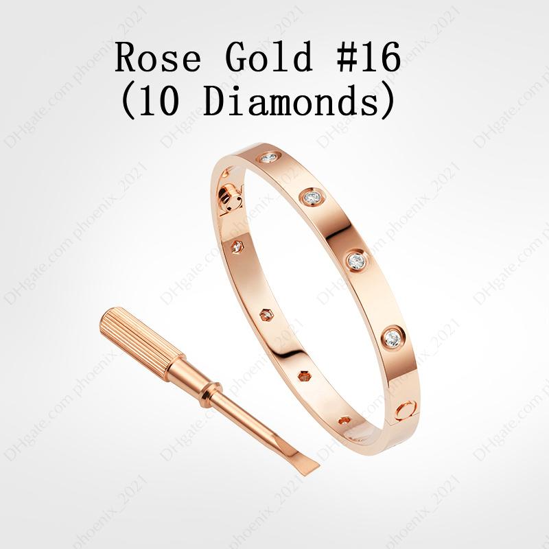 Rose Gold # 16 (10 diamantes)