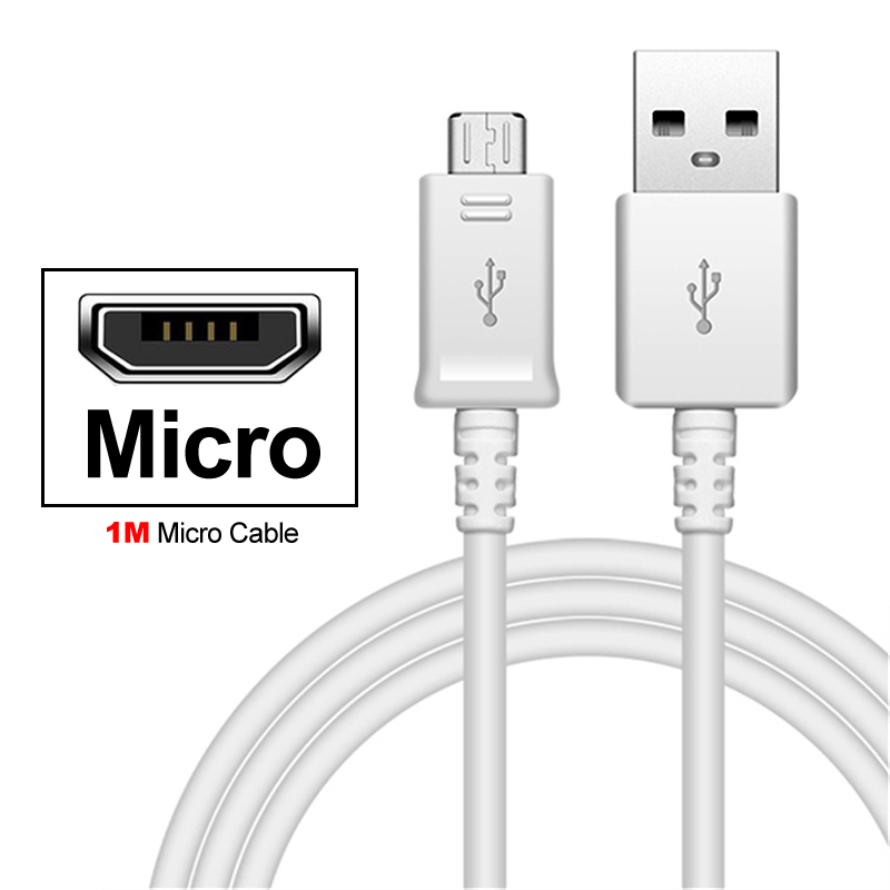 Micro 1M Cable blanc