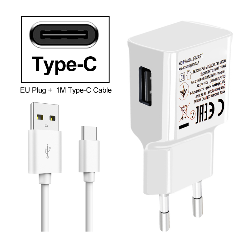 Chargeur de type C blanc