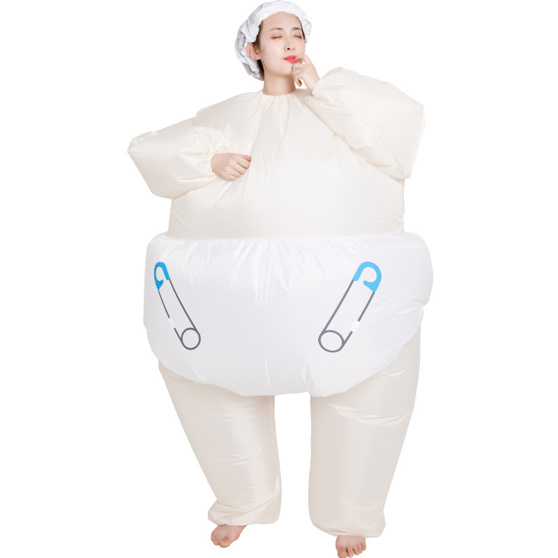 Mascot Costumes Party Giant Baby Inflatable Cartoon Doll Costume Adult Funny Fat Prop Baby Clothes Mascot Costumes Party Giant Baby Inflatable Cartoon Doll Costume Adult Funny Fat Prop Baby Clothes
