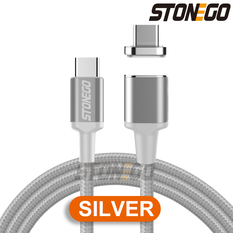 Silver TYPE C Cable 1.8m