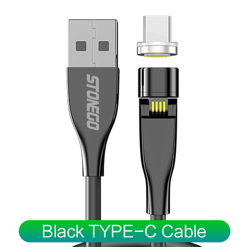 Cable noir de type C 1M