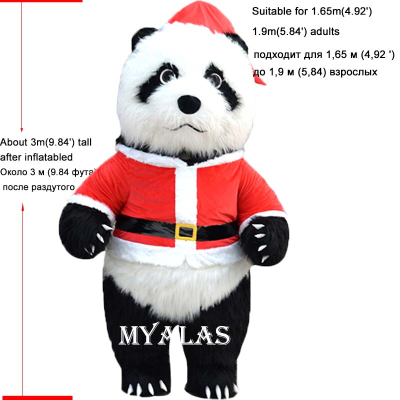 3m Boże Narodzenie Panda.