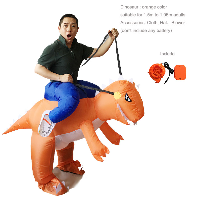 Orangefarbener Dinosaurier