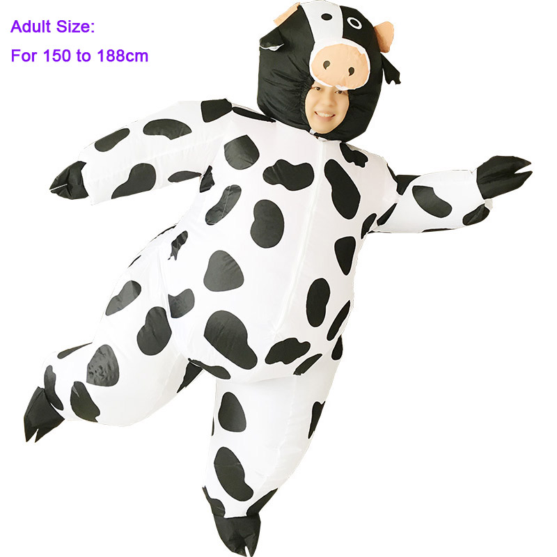 Traje de vaca adulto