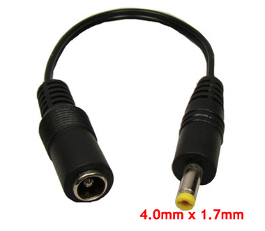20 x courant continu 5.5x2.1mm Femelle Vers 4.0 mm x1.7mm Mâle Plug Adaptateur Connecteur 