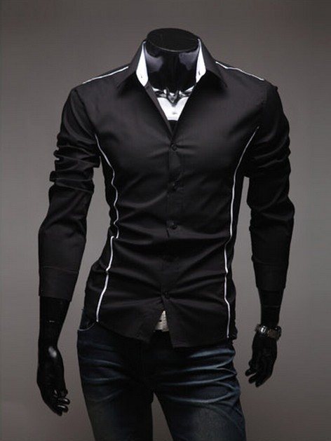 Online Cheap 2013 New Style Design Mens Shirts High Quality Casual Slim ...