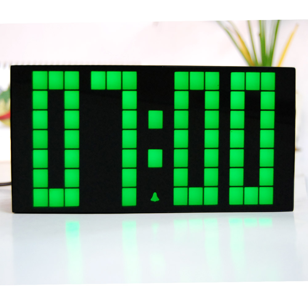 Large LED Jumbo Alarm Wall Clock Countdown Display Digital Table Watch