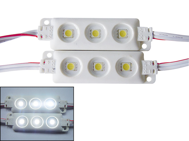 5630 5050 SMD 3 / 4 LEDs Module Signboard Light Waterproof White Light ...