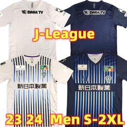 Avispa Fukuoka J-League 23 24 Soccer Jerseys#10 Yuya#12 Jogo#11 Lukian Wellington J.League 2023 2024 Home Away Black White Men Football Shirts