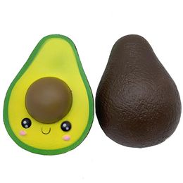 Avocado decompressie speelgoed stress relief hoge kwaliteit zachte simulatie fruit pinch squeeze speelgoed nieuwigheid voor kinderen audlt