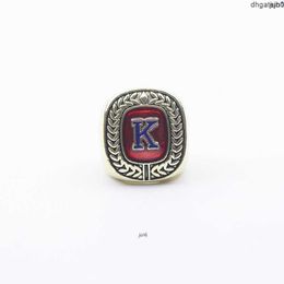 Avyz Designer Herdenkingsring Ringen Ncaa Universiteit van Kansas Crow Hawk k Basketball Champion Ring Lvya 7i5n