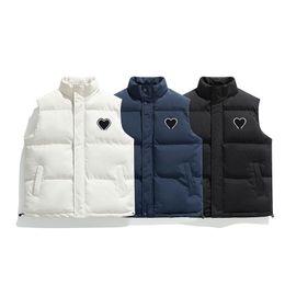 AW New Miri veste avec gilet épaissi et épaule chaude, veste en coton pour hommes et femmes, col montant, veste en coton sans manches, veste ample haut vêtements