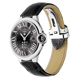 Reloj inteligente AW28 con pantalla redonda HD, pantalla completamente táctil, reloj de pulsera Unisex, rastreador de Fitness, monitoreo del sueño, reloj inteligente 2023