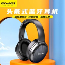 AWEI utilise des écouteurs Bluetooth pour casque 3D, des écouteurs sans fil pliables pour le sport, un stock d'usine, un modèle privé pour la distribution