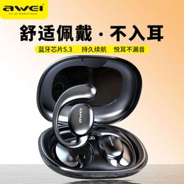Awei utilise Weiqi pour mener des écouteurs Bluetooth sans fil T80 Intelligent Voice 5.3 Hanging Sports Sports Wireless